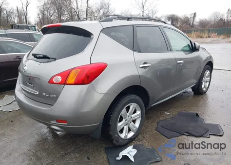 2009 Nissan Murano Sl z USA, uszkodzony, nr VIN JN8AZ18W09W121618